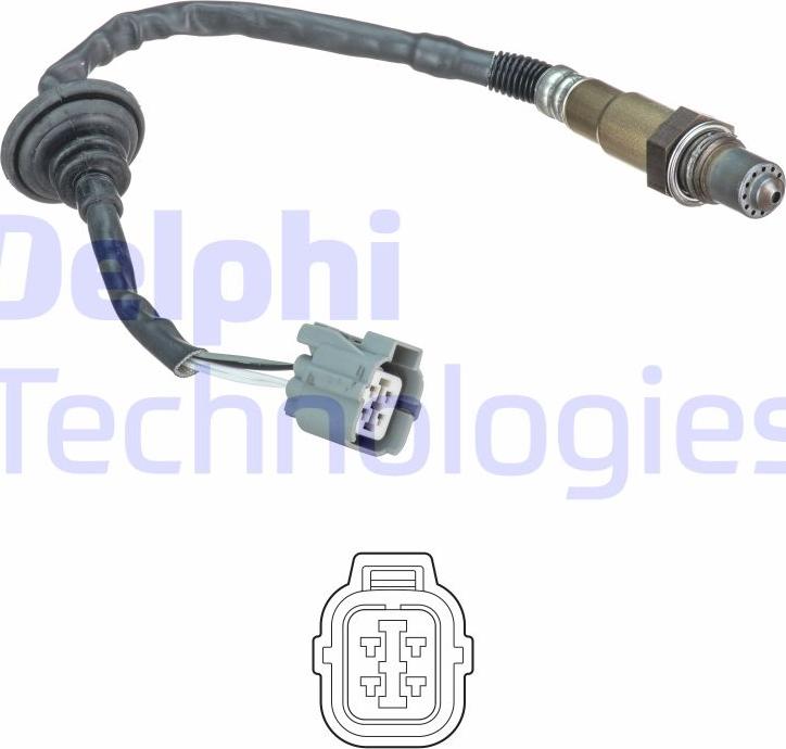 Delphi ES20637-12B1 - Lambda andur parts5.com