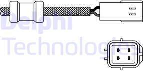 Delphi ES20049-12B1 - Sonda Lambda parts5.com