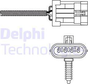 Delphi ES20135-12B1 - Αισθητήρας λάμδα parts5.com