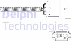 Delphi ES20302-12B1 - Lambda sonda parts5.com