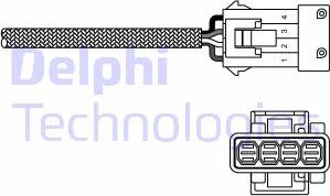 Delphi ES20293-12B1 - Sonda Lambda parts5.com