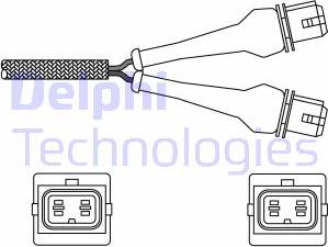 Delphi ES20244-12B1 - Lambda-sonda parts5.com