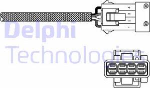 Delphi ES20255-12B1 - Lambda sonda parts5.com