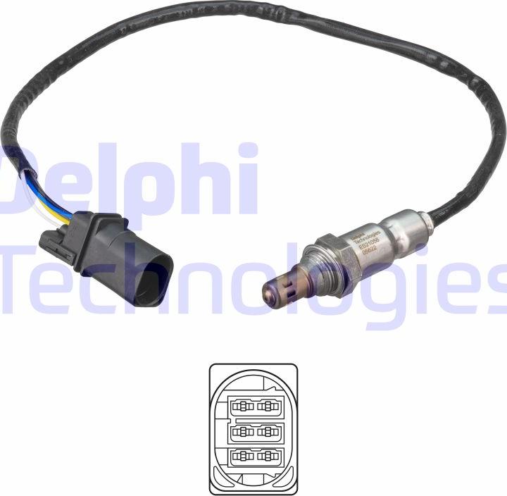 Delphi ES21056-12B1 - Lambda andur parts5.com