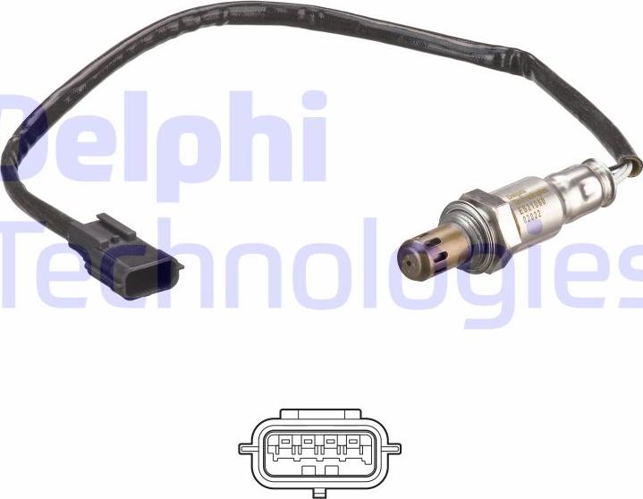 Delphi ES21060-12B1 - Lambda sonda parts5.com