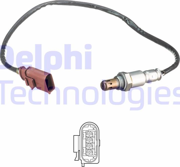 Delphi ES21089-12B1 - Lambda sonda parts5.com