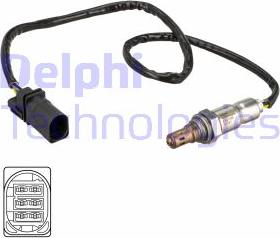 Delphi ES21084-12B1 - Lamda-sonda parts5.com