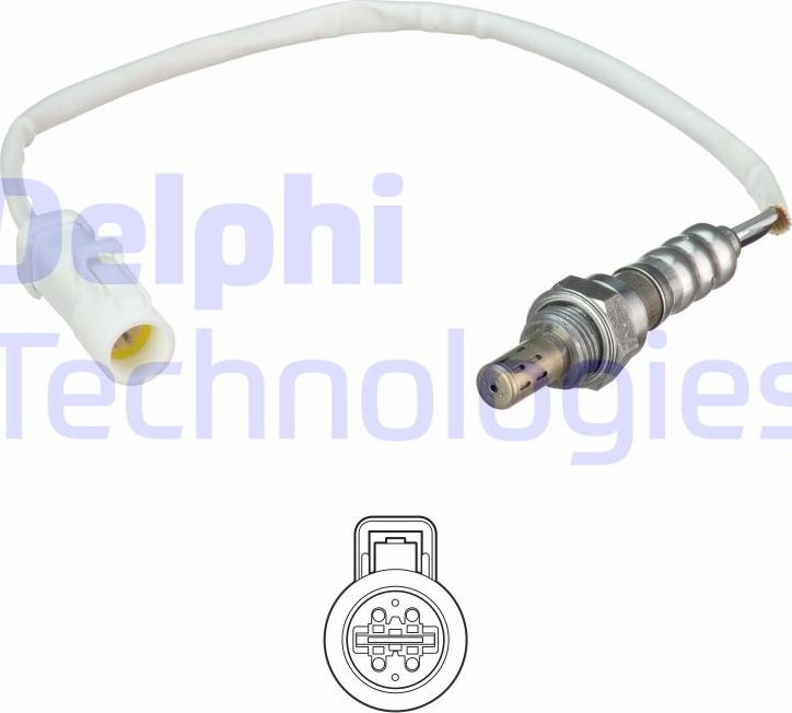 Delphi ES21087-12B1 - Lambda Sensor parts5.com