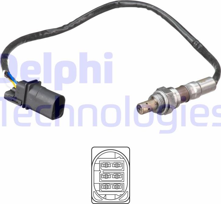 Delphi ES21149-12B1 - Sonda Lambda parts5.com