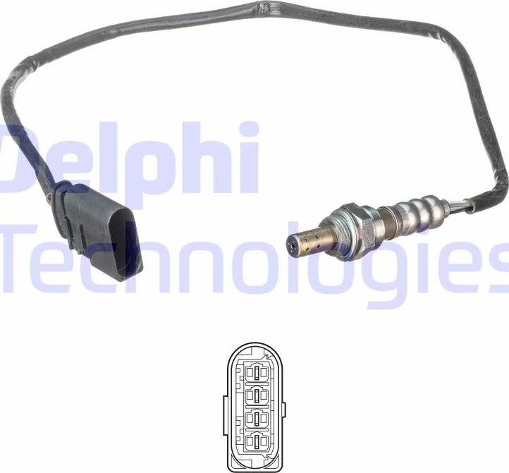 Delphi ES21141-12B1 - Lambdaszonda parts5.com