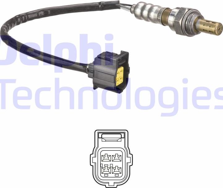 Delphi ES21142-12B1 - Sonda Lambda parts5.com