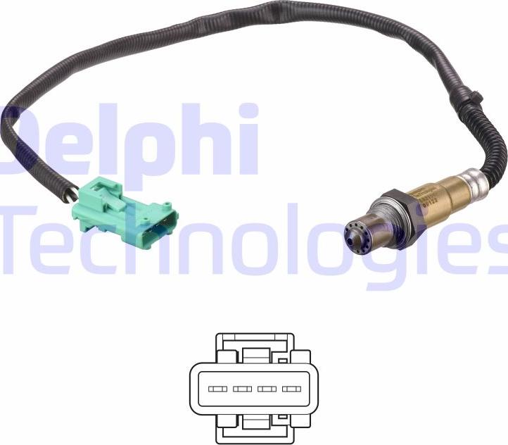 Delphi ES21147-12B1 - Sonda Lambda parts5.com