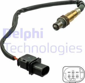 Delphi ES21159-12B1 - Lambda sensörü parts5.com