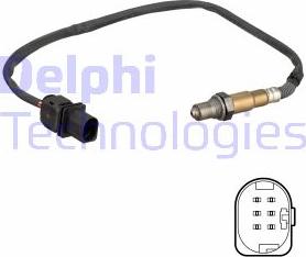 Delphi ES21150-12B1 - Sonda Lambda parts5.com