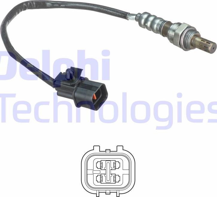 Delphi ES21158-12B1 - Lambda sonda parts5.com