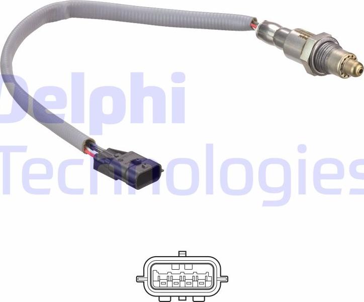 Delphi ES21169-12B1 - Sonda Lambda parts5.com