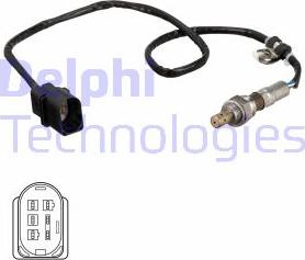 Delphi ES21102-12B1 - Sonda Lambda parts5.com