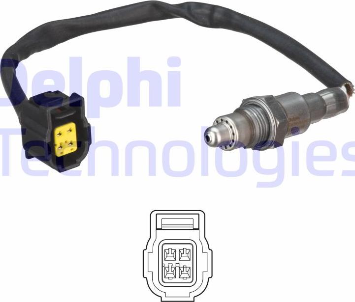 Delphi ES21119-12B1 - Sonda Lambda parts5.com