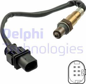 Delphi ES21113-12B1 - Ламбда-сонда parts5.com