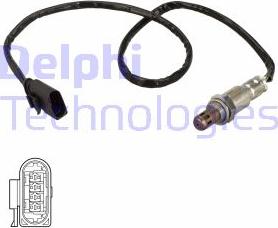 Delphi ES21129-12B1 - Ламбда-сонда parts5.com