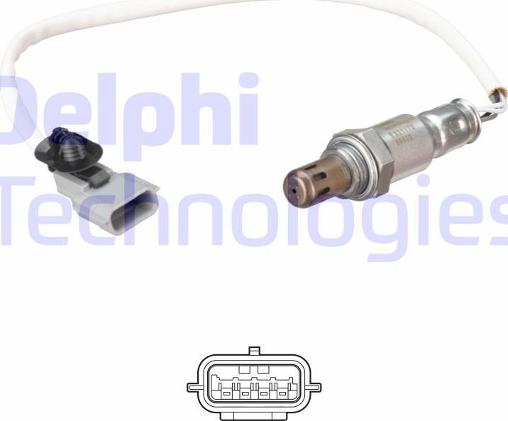 Delphi ES21170-12B1 - Lambda sonda parts5.com