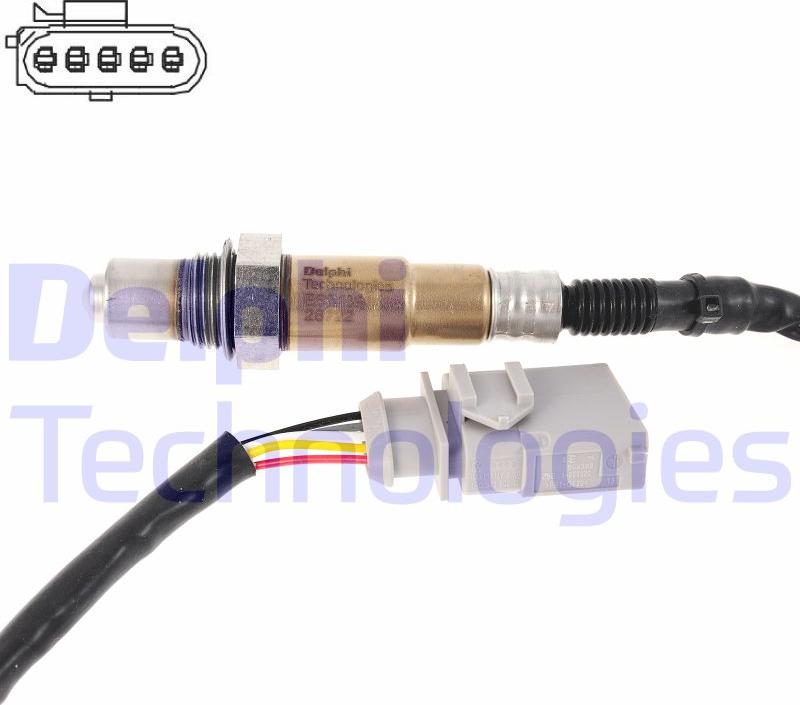 Delphi ES21394-12B1 - Sonda lambda parts5.com