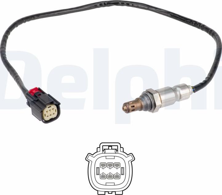 Delphi ES21398-12B1 - Lambda Sensor parts5.com