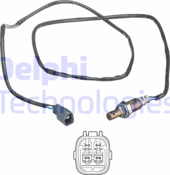 Delphi ES21354-12B1 - Sonda Lambda parts5.com