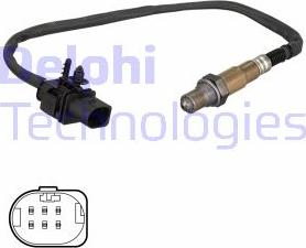 Delphi ES21327-12B1 - Lambda sonda parts5.com