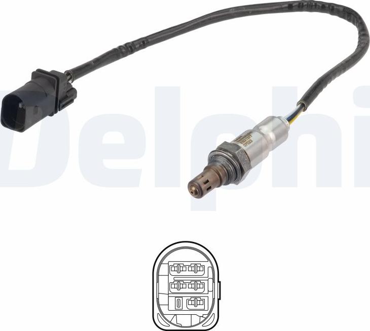 Delphi ES21377-12B1 - Lambda Sensor parts5.com