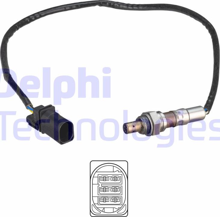 Delphi ES21291-12B1 - Lambda Sensor parts5.com