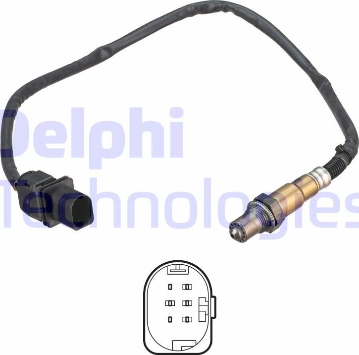 Delphi ES21293-12B1 - Lamda-sonda parts5.com