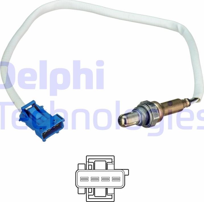 Delphi ES21244-12B1 - Lamda-sonda parts5.com