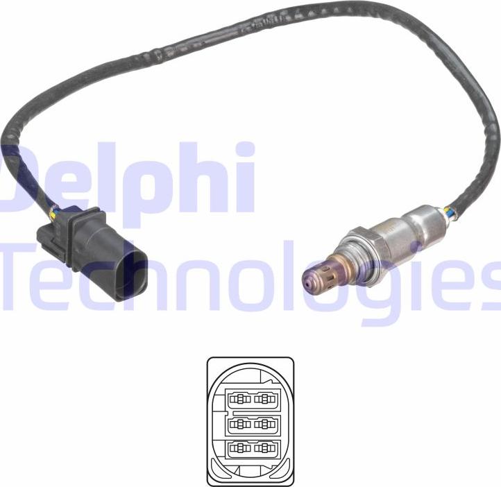 Delphi ES21246-12B1 - Lambdasonde parts5.com