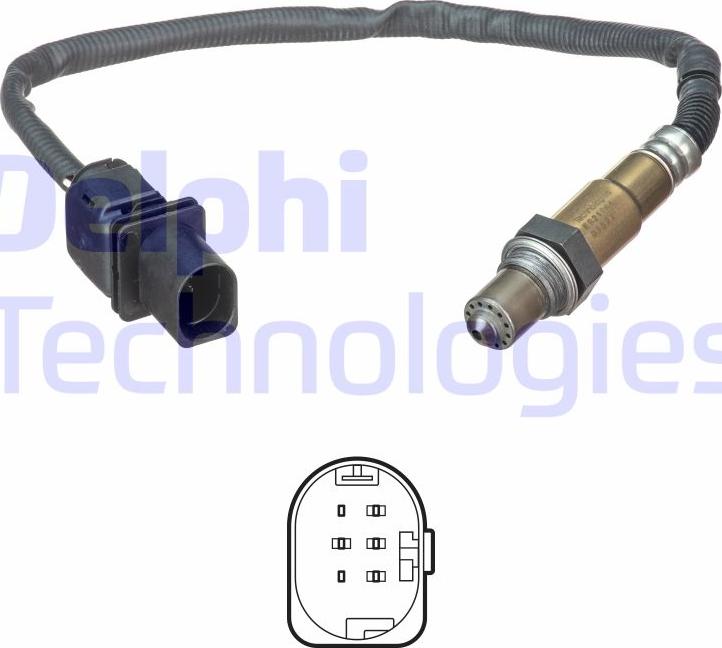 Delphi ES21264-12B1 - Lambda-sonda parts5.com