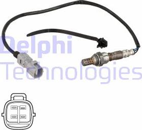 Delphi ES21261-12B1 - Sonda Lambda parts5.com