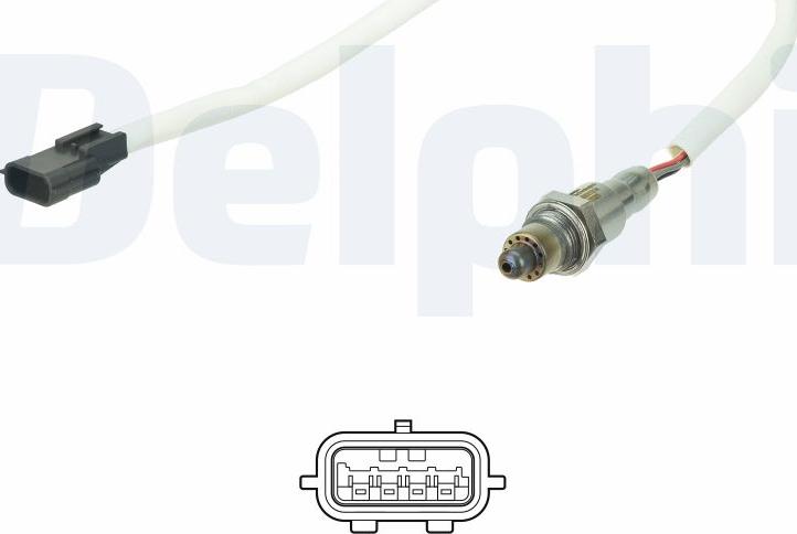 Delphi ES21214-12B1 - Lambda Sensor parts5.com