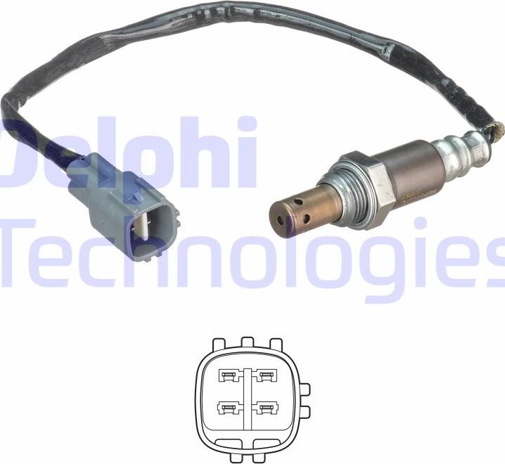 Delphi ES21218-12B1 - Lambda sonda parts5.com