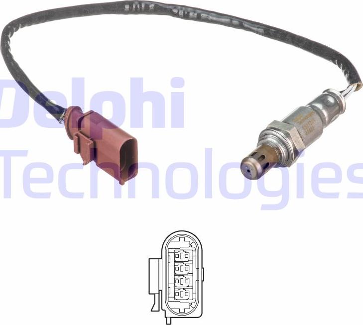 Delphi ES21224-12B1 - Sonde lambda parts5.com