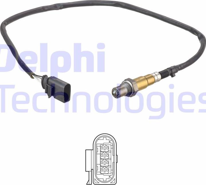 Delphi ES21273-12B1 - Lambda sonda parts5.com