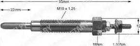 Delphi HDS232 - Świeca żarowa parts5.com