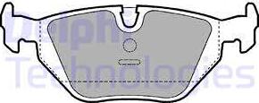 Delphi LP907 - Brake Pad Set, disc brake parts5.com