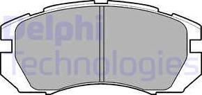 Delphi LP930 - Komplet pločica, disk-kočnica parts5.com