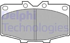 Delphi LP448 - Set placute frana,frana disc parts5.com