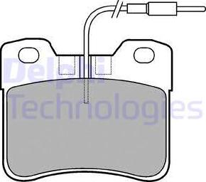 Delphi LP563 - Set placute frana,frana disc parts5.com