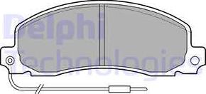 Delphi LP504 - Set placute frana,frana disc parts5.com