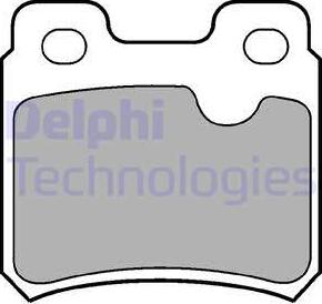 Delphi LP586 - Σετ τακάκια, δισκόφρενα parts5.com