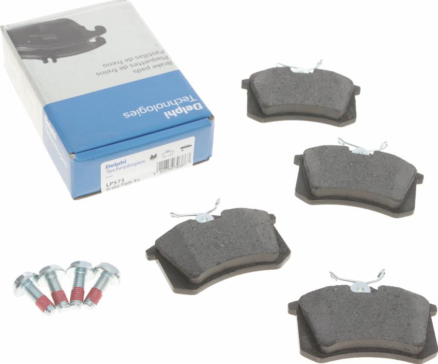 Delphi LP571 - Brake Pad Set, disc brake parts5.com