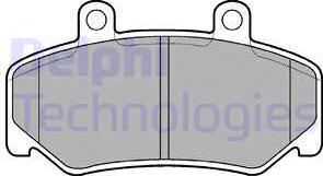 Delphi LP643 - Set placute frana,frana disc parts5.com