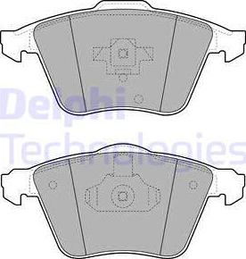 Delphi LP1943 - Set placute frana,frana disc parts5.com